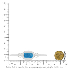 neon apatite rough bracelet