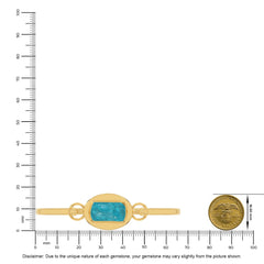 paraiba apatite rough bracelet