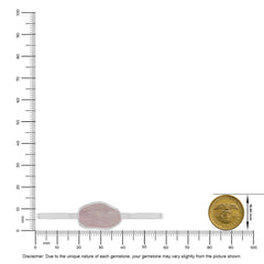 morganite rough bracelet