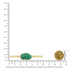 malachite rough bracelet