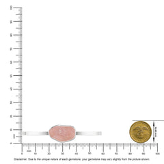 rose quartz rough bracelet