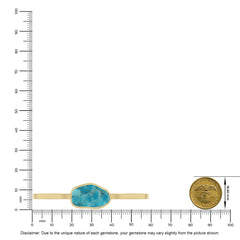 turquoise rough bracelet