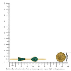 malachite cab bracelet