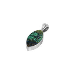 azurite malachite pendant