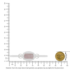 morganite rough bracelet