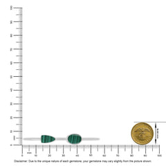 malachite cab bracelet