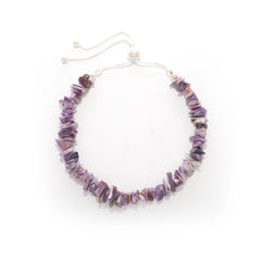 charoite rough bracelet
