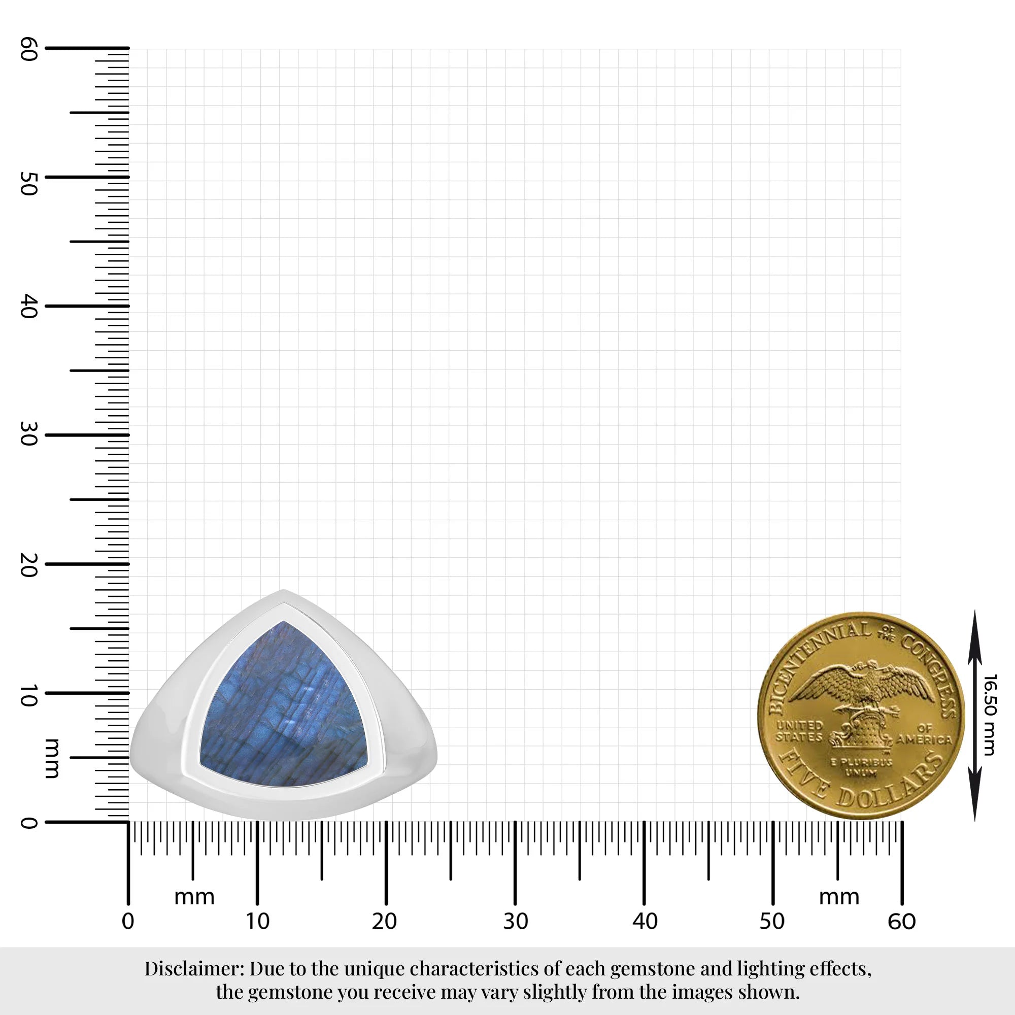 labradorite men bezel-set ring
