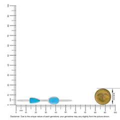 turquoise cab bracelet