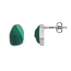 malachite earrings