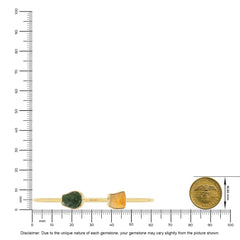 moldavite libyan twister bracelet