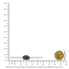 moldavite rough bracelet