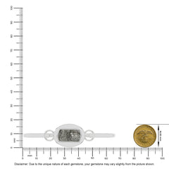 meteorite rough bracelet