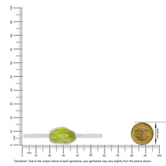 peridot rough bracelet