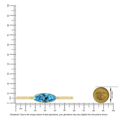 swiss-blue-topaz cut bracelet