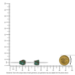 chrysocolla twister bracelet