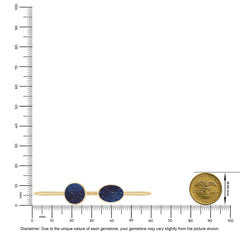 titanium druzy blue cab bracelet