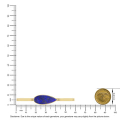 lapis lazuli rough bracelet