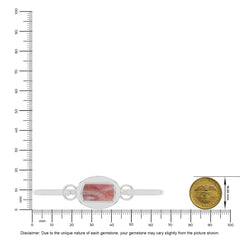 rhodochrosite rough bracelet