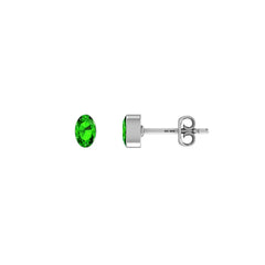 chrome diopside earrings