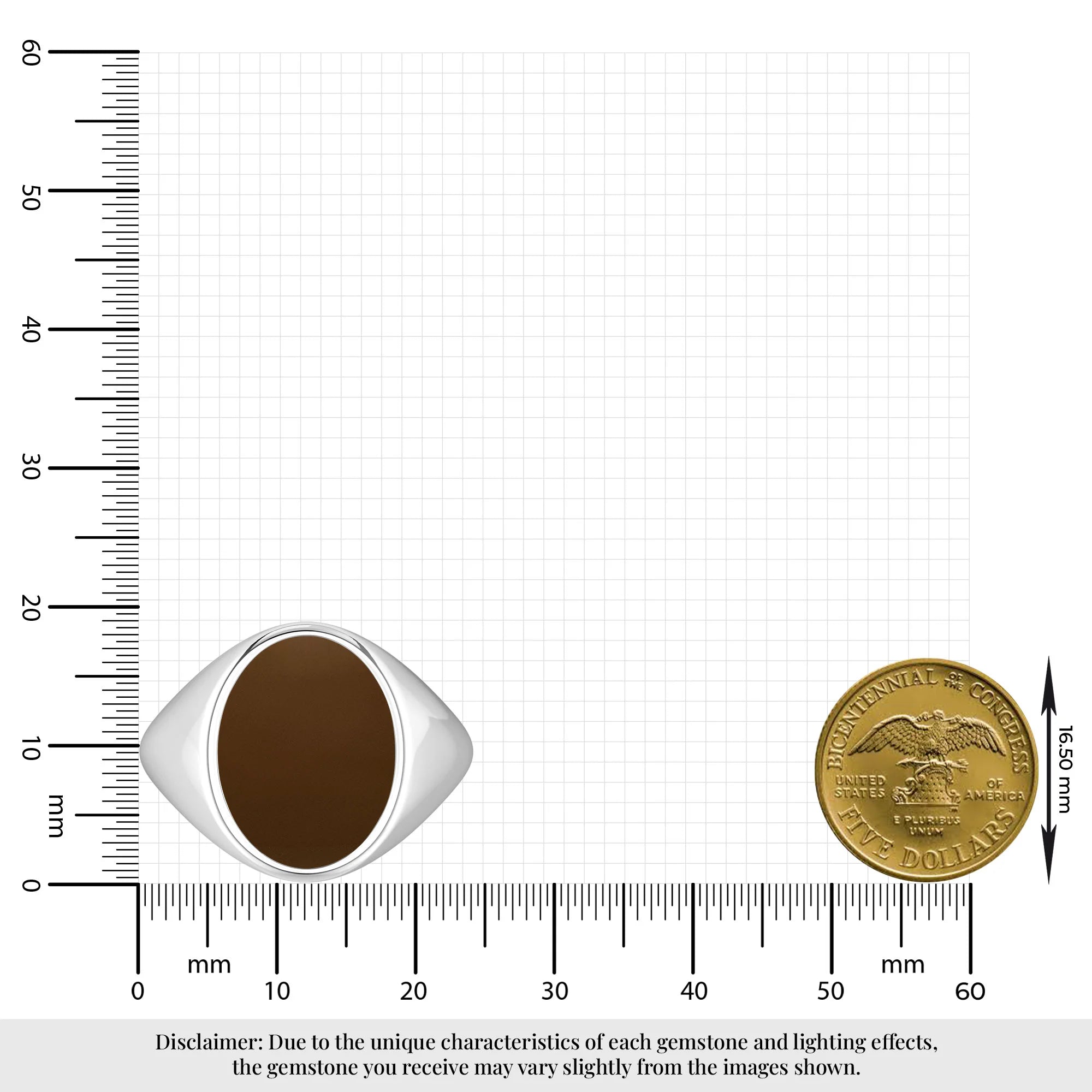 smoky quartz prong-set ring