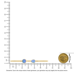 australian opal cab bracelet