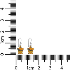 bumble bee slice earrings