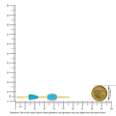 turquoise cab bracelet