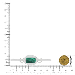 malachite rough bracelet