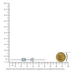 aquamarine cut bracelet