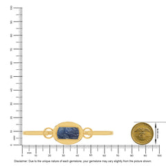 blue sapphire rough bracelet