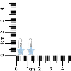 rainbow moonstone slice earrings