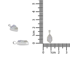 rainbow moonstone pendant