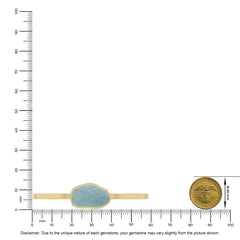 aquamarine rough bracelet