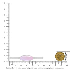 pink moonstone rough bracelet