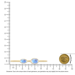 rainbow moonstone cab bracelet