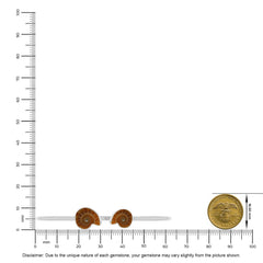 ammonite cab bracelet