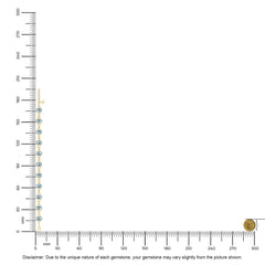 aquamarine chain bracelet