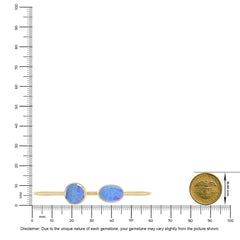 australian opal cab bracelet