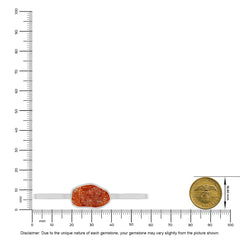 sunstone rough bracelet