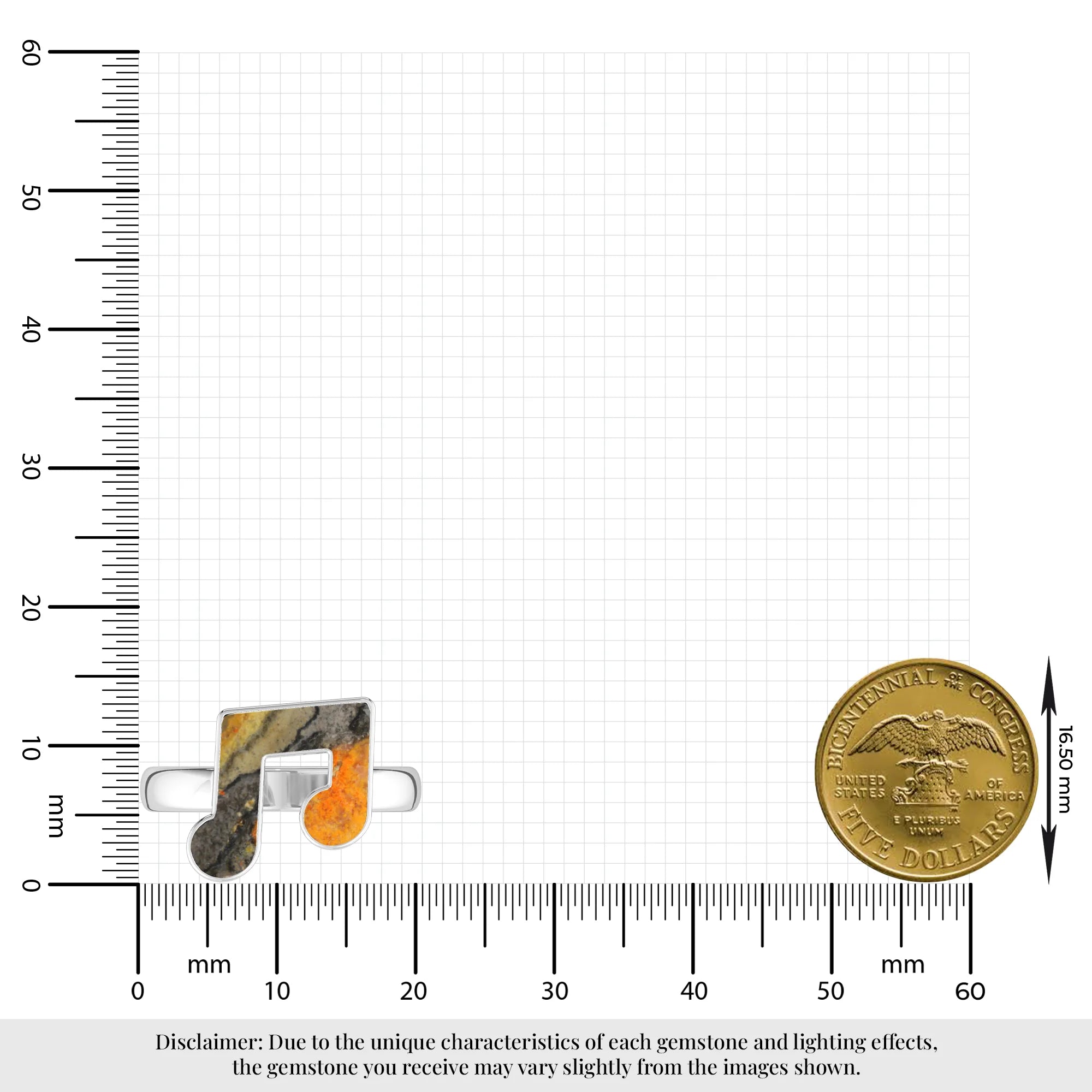 bumble bee bezel-set ring