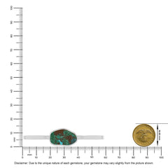 chrysocolla rough bracelet