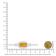 citrine rough bracelet