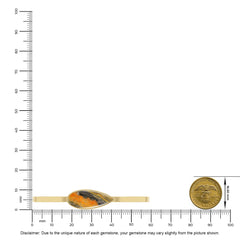 bumble bee rough bracelet