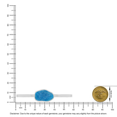 neon apatite rough bracelet