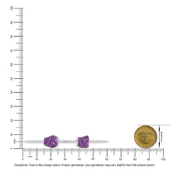 amethyst twister bracelet