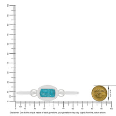 paraiba apatite rough bracelet