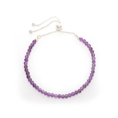 amethyst cut bracelet