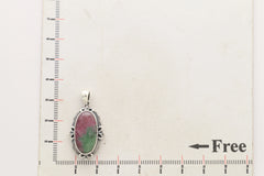 ruby zoisite pendant