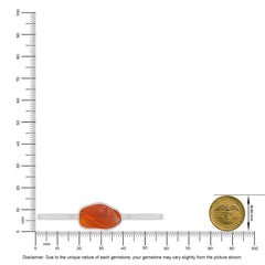 amber rough bracelet